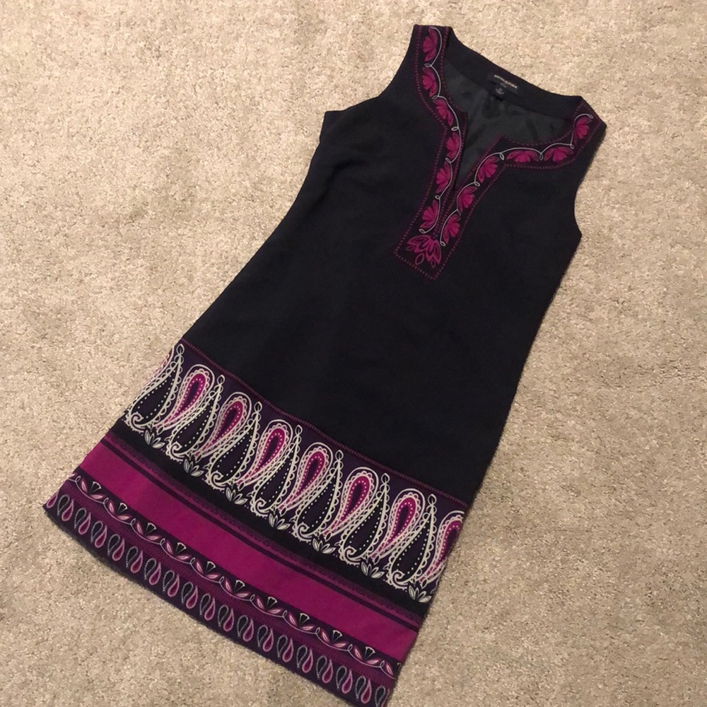 Banana Republic - purple summer dress - petite - 0P